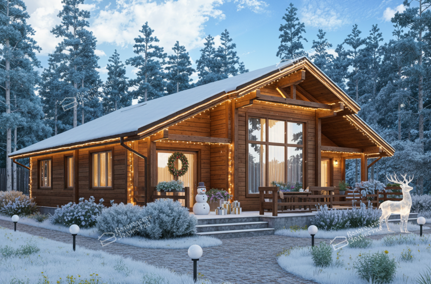 Дом из профилированного бруса VZ-372