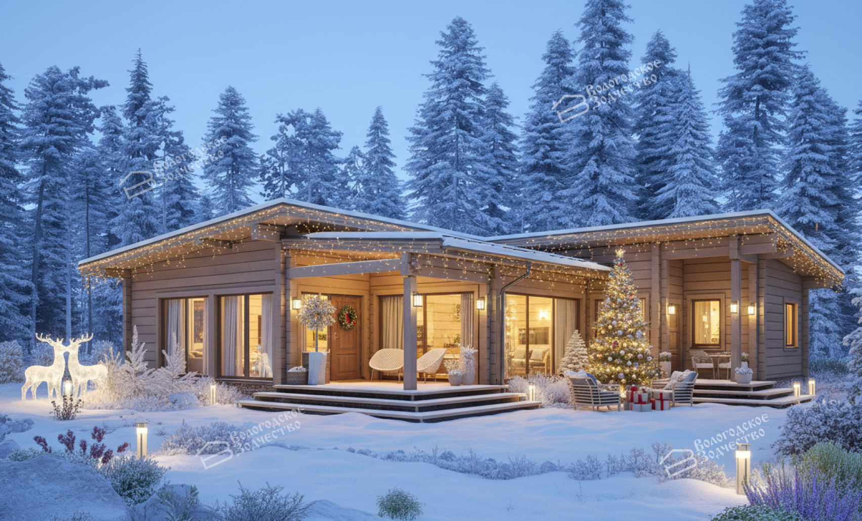 Дом из профилированного бруса VZ-373