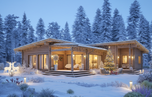 Дом из профилированного бруса VZ-373