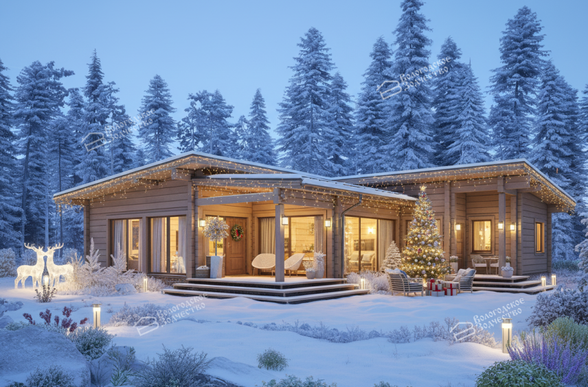 Дом из профилированного бруса VZ-373