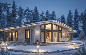 Дом из клееного бруса VZ-374 