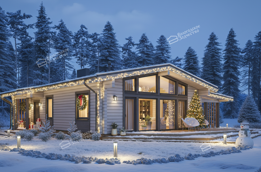 Дом из профилированного бруса VZ-374