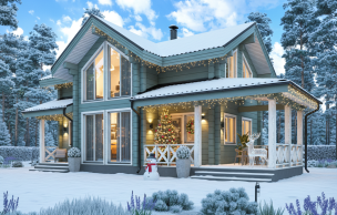 Дом из клееного бруса VZ-375