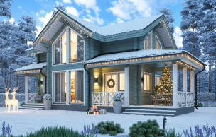 Дом из профилированного бруса VZ-375