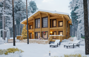 Дом из клееного бруса VZ-376  