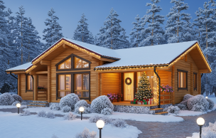 Дом из клееного бруса VZ-377 