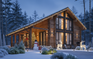 Дом из клееного бруса VZ-380   