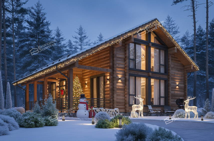 Дом из клееного бруса VZ-380   