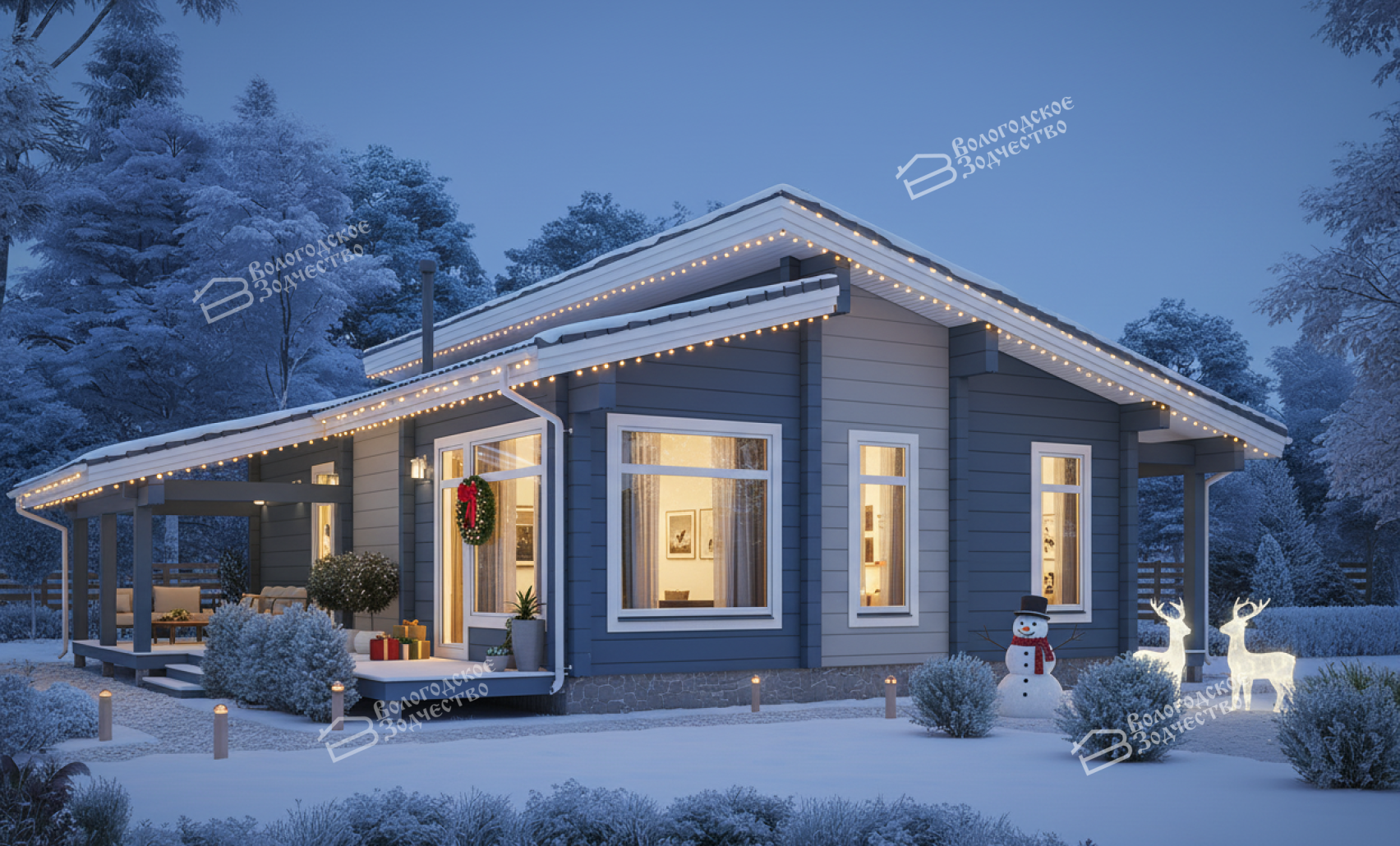 Дом из клееного бруса VZ-381