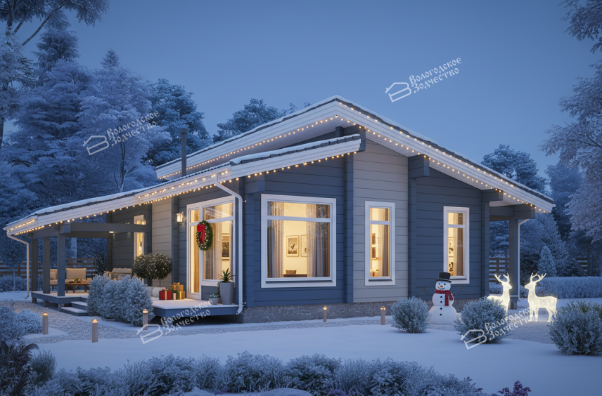 Дом из клееного бруса VZ-381