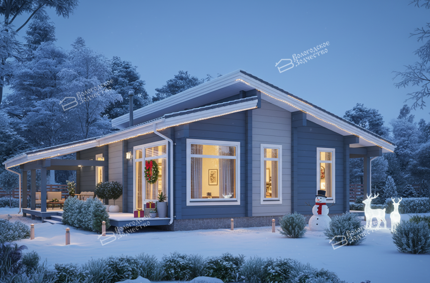 Дом из профилированного бруса VZ-381