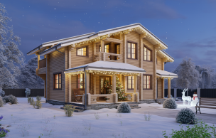 Дом из клееного бруса VZ-383