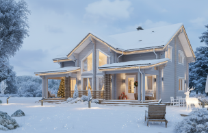 Дом из клееного бруса VZ-386