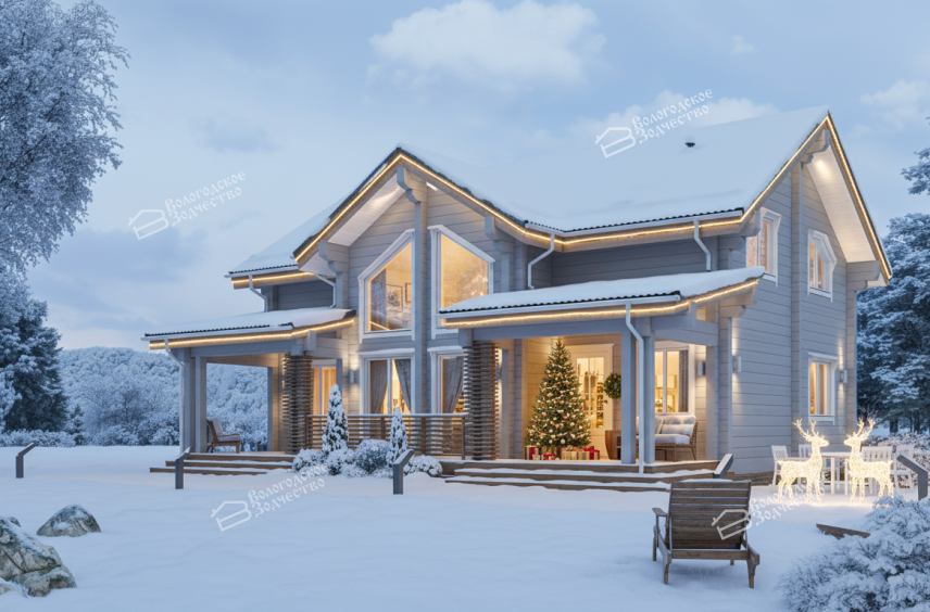 Дом из профилированного бруса VZ-386