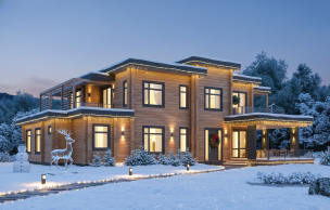 Дом из профилированного бруса VZ-387