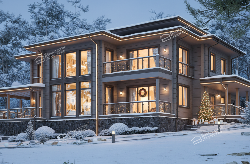 Дом из клееного бруса VZ-389