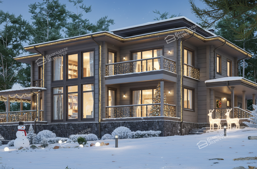 Дом из профилированного бруса VZ-389