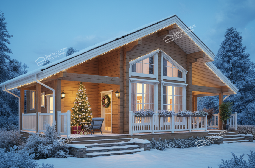 Дом из клееного бруса VZ-390 