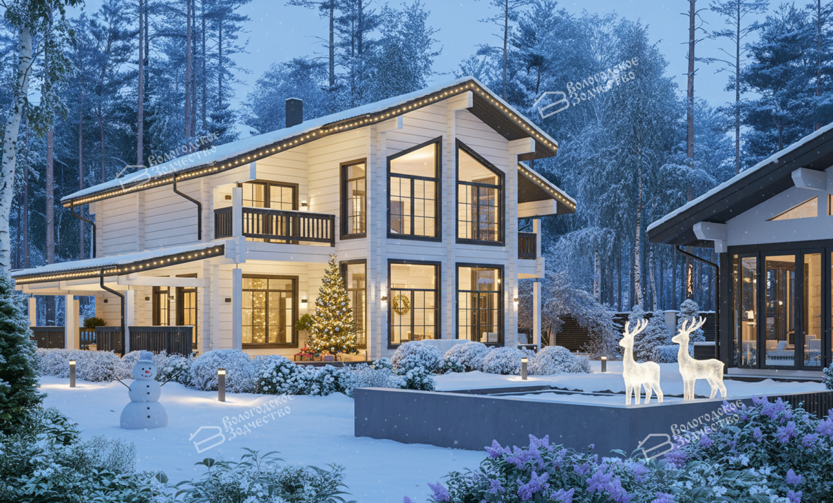 Дом из клееного бруса VZ-391