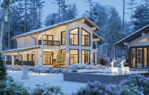 Дом из клееного бруса VZ-391