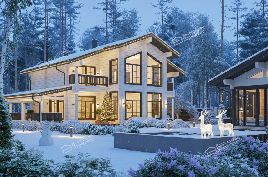 Дом из клееного бруса VZ-391