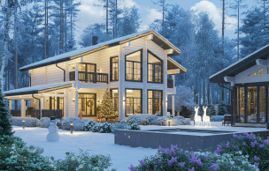 Дом из профилированного бруса VZ-391