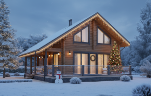 Дом из клееного бруса VZ-392 