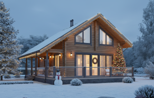 Дом из профилированного бруса VZ-392 