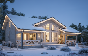 Дом из профилированного бруса VZ-393