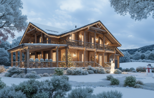 Дом из клееного бруса VZ-395 