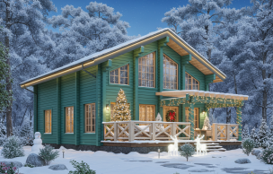 Дом из клееного бруса VZ-396