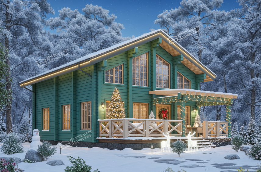 Дом из клееного бруса VZ-396