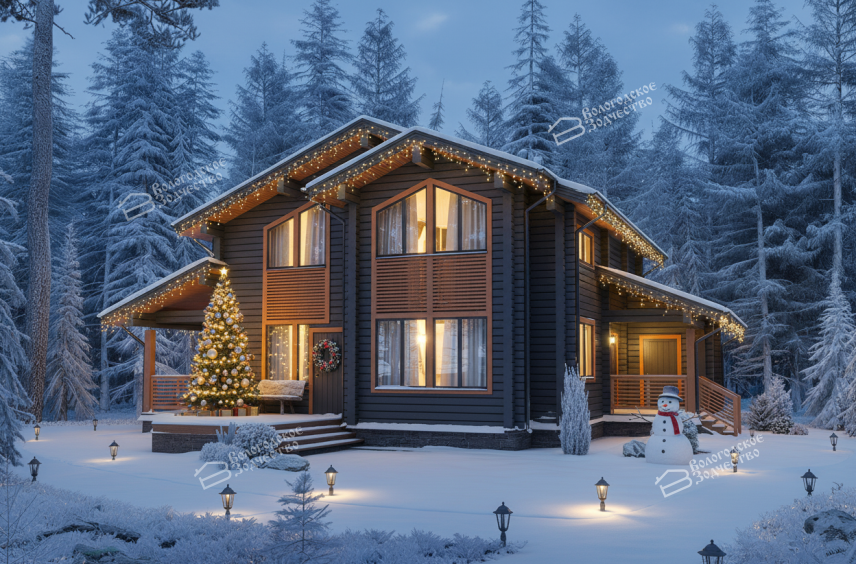 Дом из клееного бруса VZ-397