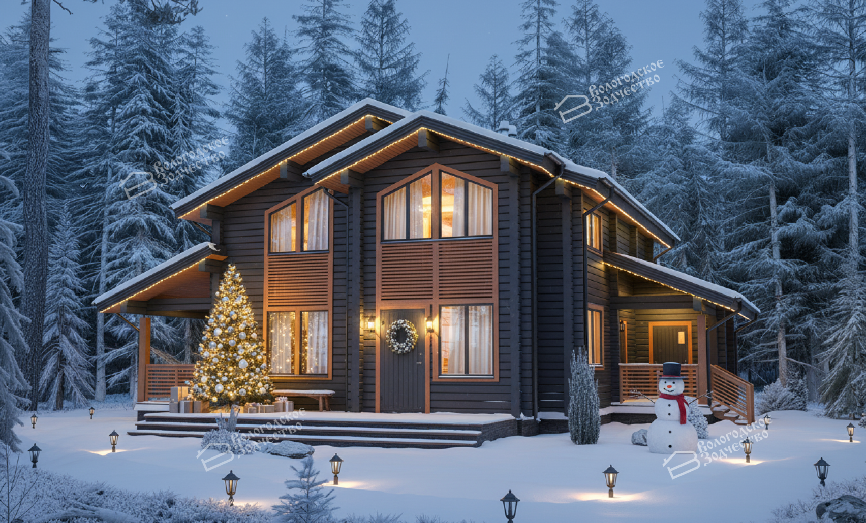 Дом из профилированного бруса VZ-397