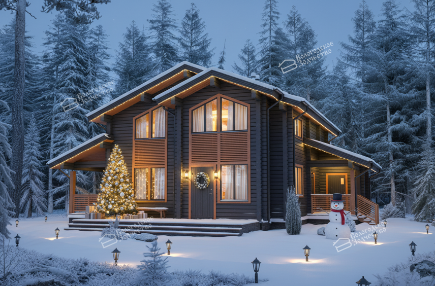 Дом из профилированного бруса VZ-397