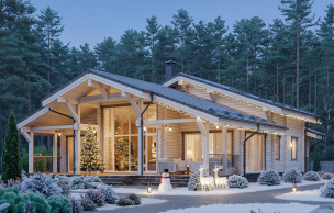 Дом из клееного бруса VZ-401