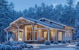 Дом из профилированного бруса VZ-401