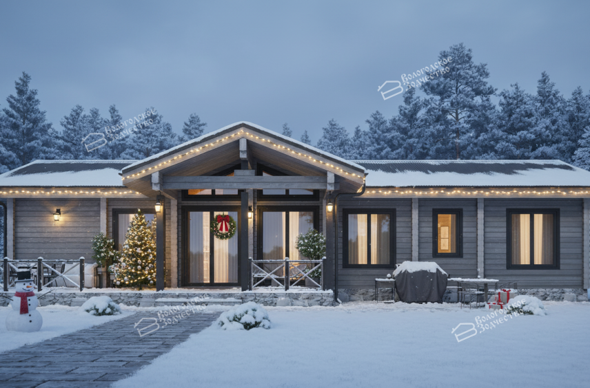 Дом из клееного бруса VZ-404