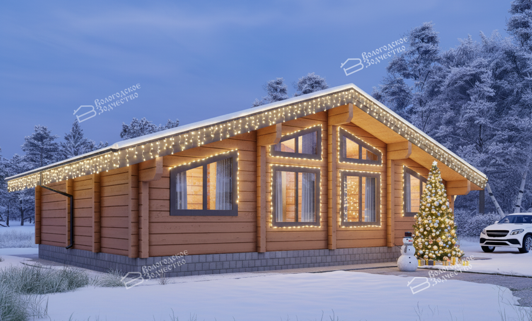 Дом из клееного бруса VZ-405 