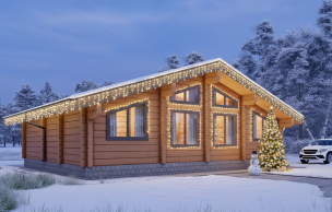 Дом из клееного бруса VZ-405 