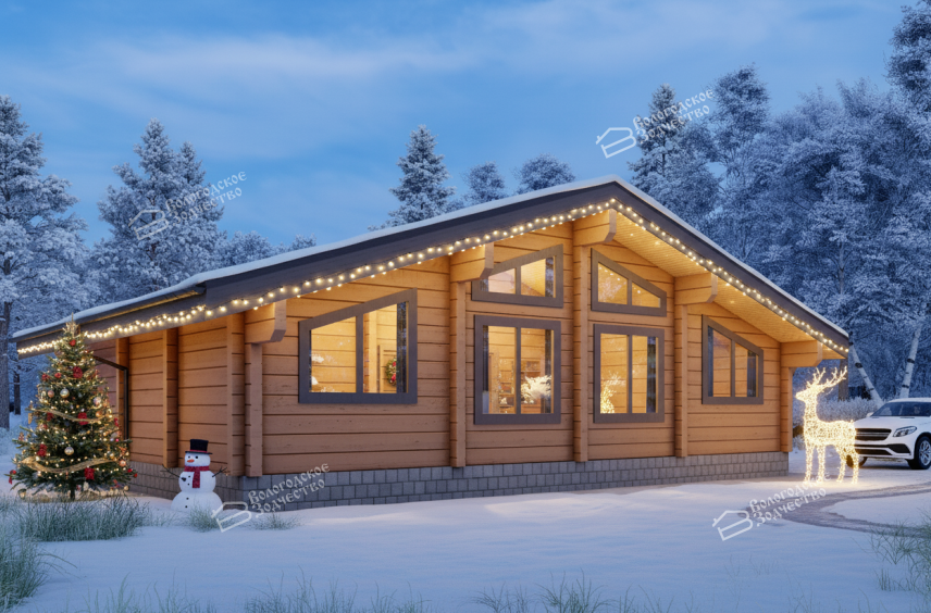 Дом из профилированного бруса VZ-405 