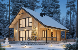 Дом из клееного бруса VZ-407