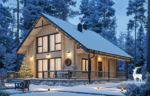 Дом из профилированного бруса VZ-407