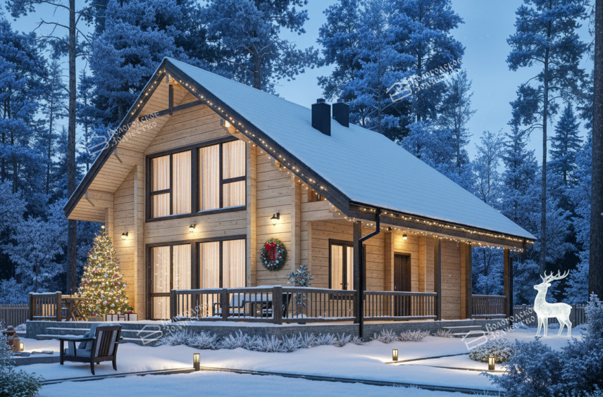 Дом из профилированного бруса VZ-407