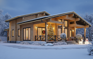 Дом из клееного бруса VZ-408