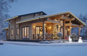 Дом из профилированного бруса VZ-408