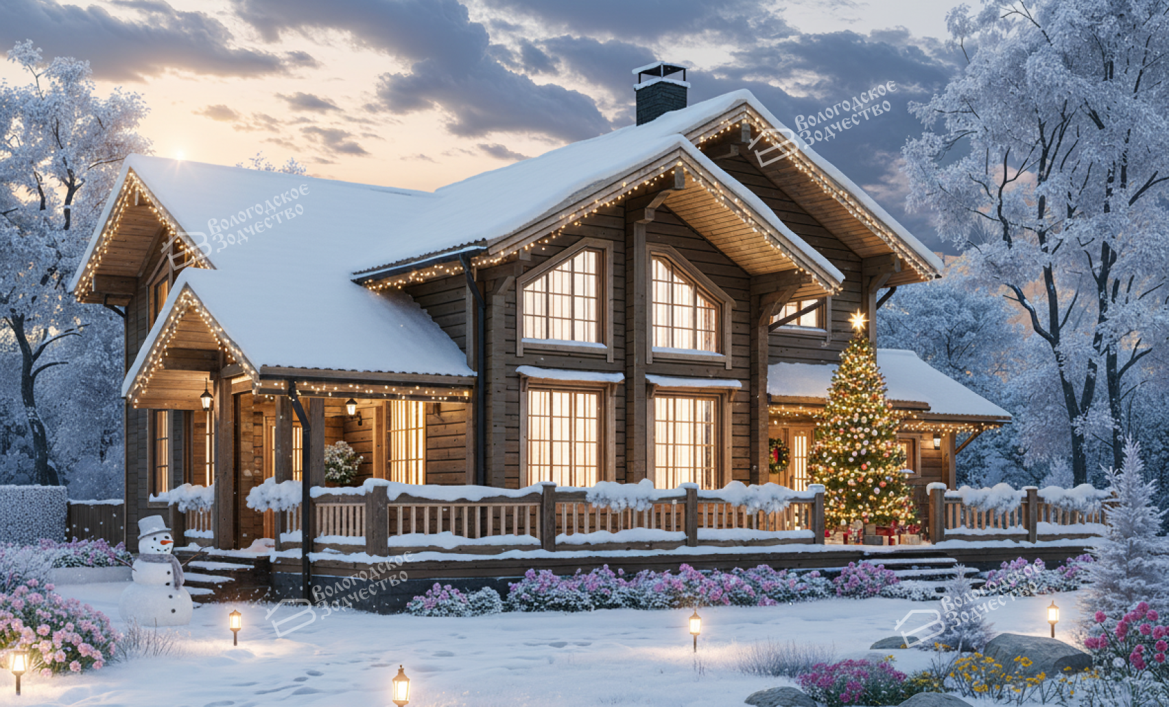 Дом из клееного бруса VZ-413