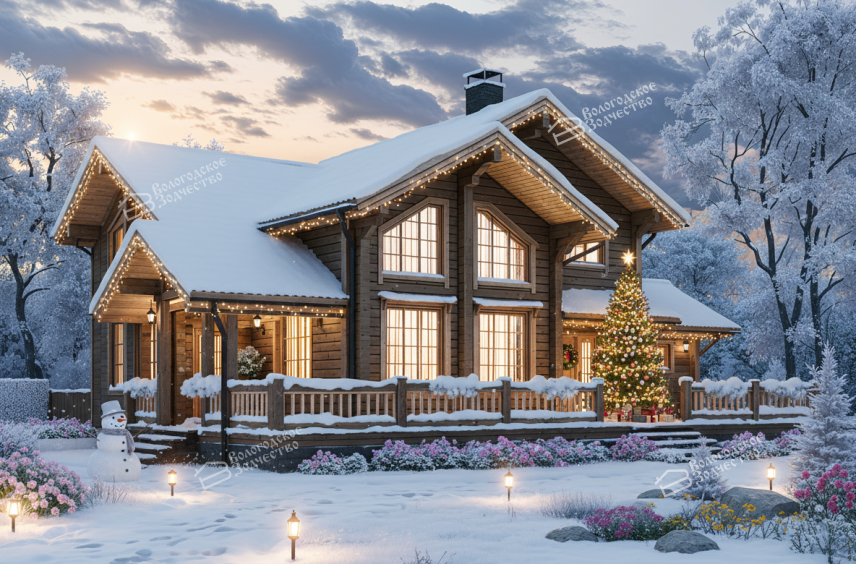 Дом из клееного бруса VZ-413