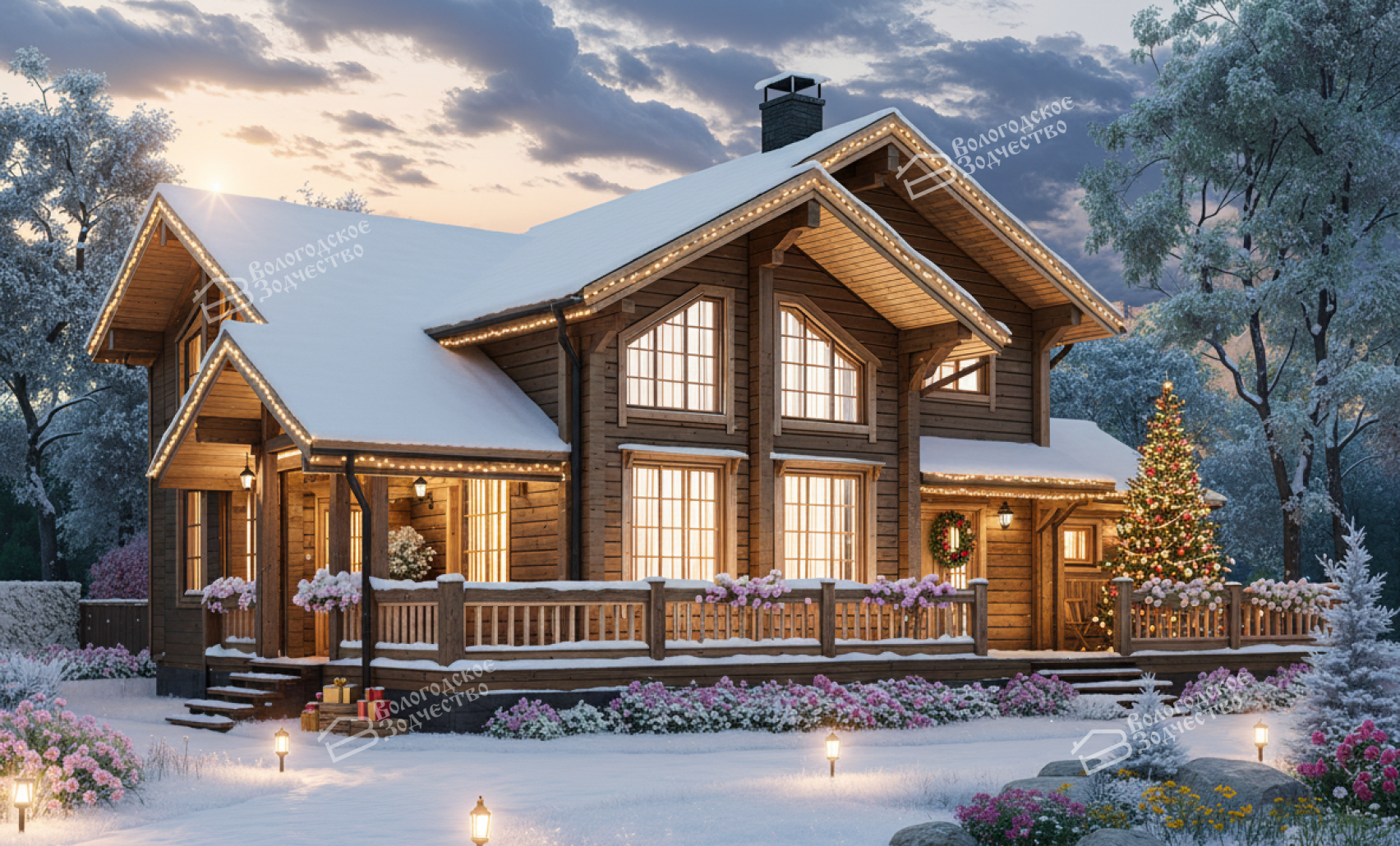 Дом из профилированного бруса VZ-413