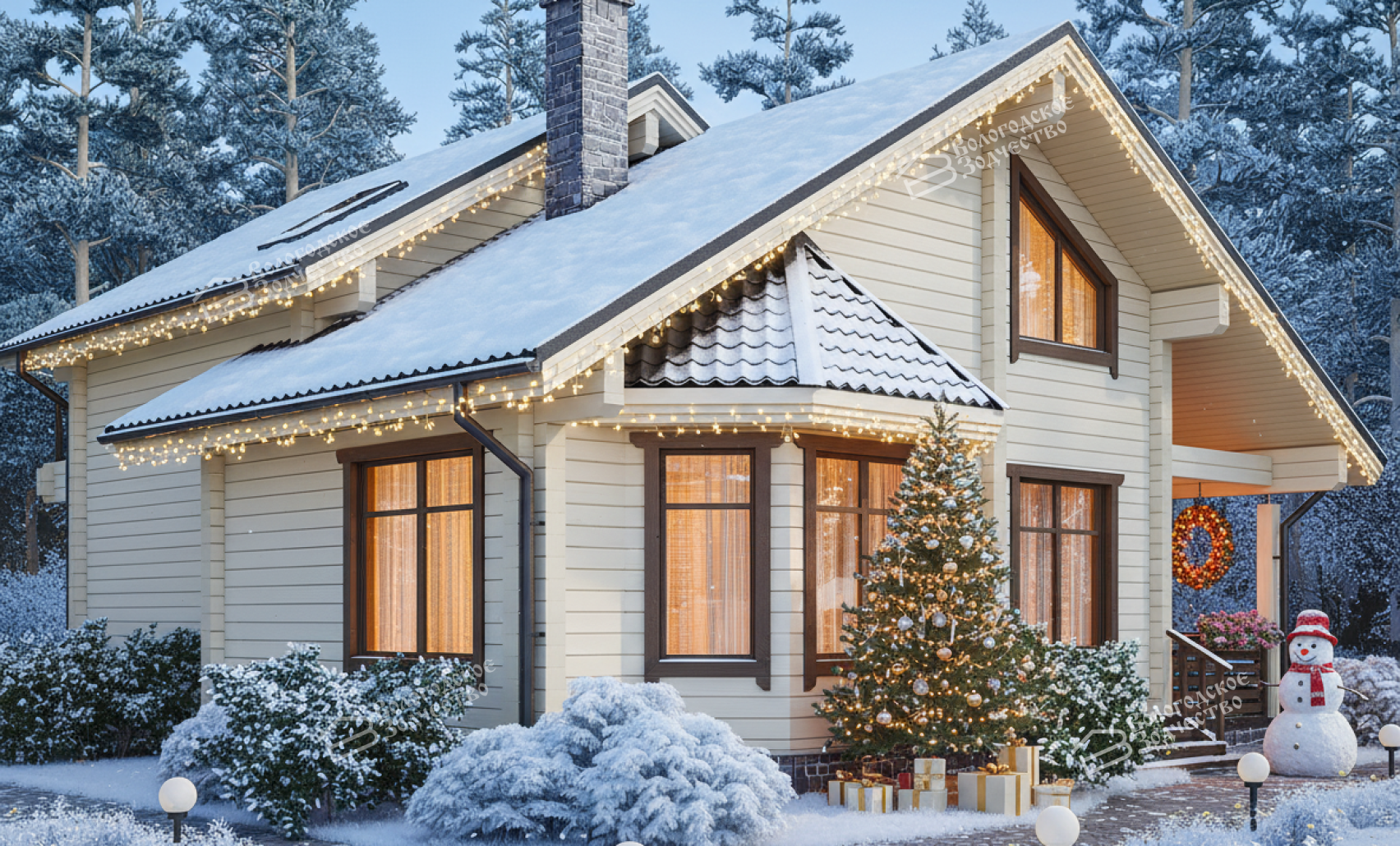 Дом из клееного бруса VZ-414